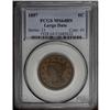 Image 1 : 1857 1C Large Date MS64 Brown PCGS. N-1, R.1. Die Stat