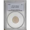 Image 1 : 1858 1C Large Letters MS64 PCGS. High Leaves, Closed E