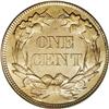 Image 2 : 1858 1C Large Letters MS65 PCGS. High Leaves, Closed E