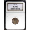 Image 1 : 1871 1C MS64 Brown NGC. Semi-glossy surfaces display o