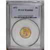 Image 3 : 1872 1C MS65 Red PCGS. The 1872 is a scarce, semi-key