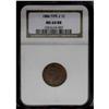 Image 1 : 1886 1C Type Two MS64 Red and Brown NGC. A trifle mush