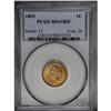 Image 1 : 1893 1C MS65 Red PCGS. Well struck with dynamic mint l