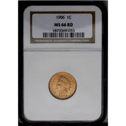 1906 1C MS66 Red NGC. A remarkable century-old Indian