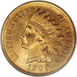 1909-S 1C MS65 Red PCGS. Nicely struck for this prized