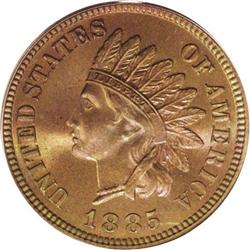 1885 1C PR67 Brown PCGS. Both sides of this extraordin