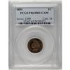 Image 3 : 1891 1C PR65 Red Cameo PCGS. Fully reflective in the f