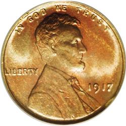 1917 1C Doubled Die MS65 Red and Brown PCGS. Breen-208