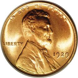 1929 1C MS67 Red PCGS. An outstanding Superb Gem of th