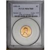 Image 1 : 1951-D 1C MS67 Red PCGS. Shimmering mint luster comple