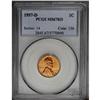 Image 3 : 1957-D 1C MS67 Red PCGS. Beautiful orange patina over