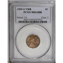 1909-S VDB 1C MS63 Red and Brown PCGS. It''s a tale of