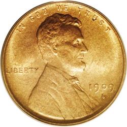 1909-S VDB 1C MS65 Red and Brown PCGS. A lustrous and