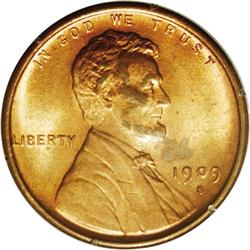 1909-S VDB 1C MS64 Red PCGS. A lovely example with dee