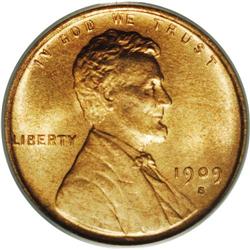 1909-S VDB 1C MS66 Red PCGS. Typically bold and frosty