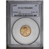 Image 1 : 1917 1C MS66 Red PCGS. A lustrous Gem with a good stri