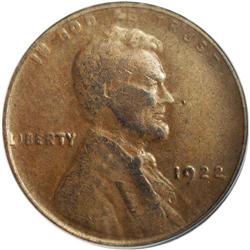 1922 No D 1C Strong Reverse XF45 PCGS. A trifle flat o