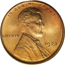 1923 1C MS67 Red PCGS. The 1923-P is a common issue in