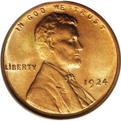 1924 1C MS66 Red PCGS. A second Premium Gem example of