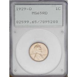 1929-D 1C MS65 Red PCGS. A crisply struck better date