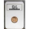 Image 1 : 1931-S 1C MS65 Red NGC. A sharply struck and unabraded