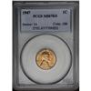 Image 3 : 1947 1C MS67 Red PCGS. Outstanding golden-orange surfa