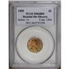 Image 3 : 1955/55 1C Doubled Die Obverse MS64 Red PCGS. Perhaps