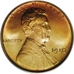 1910 1C PR66 Red PCGS. Crisp, intricate detailing and