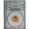 Image 1 : 1936 1C Type Two--Brilliant Finish PR64 Red PCGS. An e