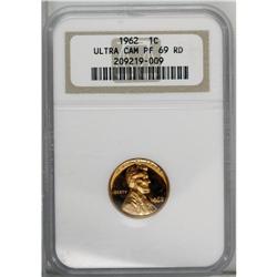 1962 1C PR69 Ultra Cameo Red NGC. A gorgeous pumpkin-o