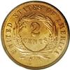 Image 2 : 1870 2C MS64 Red PCGS. Although just shy of Gem qualit