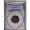 Image 3 : 1873 2C Closed 3 PR63 Brown PCGS. An original striking