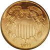 Image 1 : 1873 2C Open 3 PR65 Red NGC. Immediately recognizable