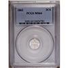Image 1 : 1862 3CS MS64 PCGS. This piece has the look of an unqu