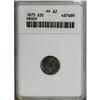 Image 1 : 1873 3CS PR62 ANACS. A well struck specimen from the f
