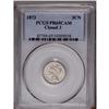 Image 1 : 1873 3CN Closed 3 PR65 Cameo PCGS. Sharply struck with