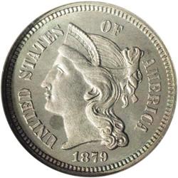 1879 3CN PR68 NGC. In addition to this specimen''s nea