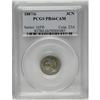 Image 1 : 1887/6 3CN PR66 Cameo PCGS. Sharply visible overdate f