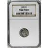 Image 1 : 1888 3CN PR66 Cameo NGC. A gorgeous snow-white premium