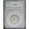 Image 1 : 1870 5C MS65 PCGS. Another unheralded condition scarci