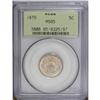 Image 1 : 1879 5C MS65 PCGS. Most of the 25,900 business strikes