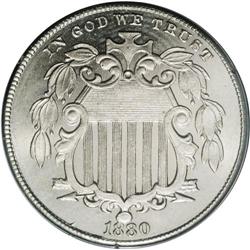 1880 5C MS65 PCGS. Here is an incredibly rare coin tha