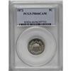 Image 1 : 1872 5C PR66 Cameo PCGS. Reasonably well mirrored with