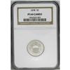 Image 3 : 1878 5C PR64 Cameo NGC. Nickel-gray surfaces display a