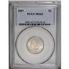 Image 1 : 1889 5C MS65 PCGS. A brilliant and frosty Gem with exc