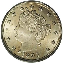 1895 5C MS65 PCGS. This is a scarce date that is seldo