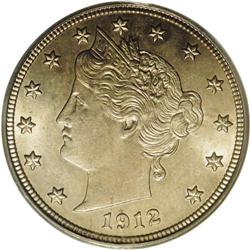 1912-S 5C MS64 PCGS. Fully brilliant surfaces with sli