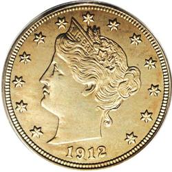 1912-S 5C MS64 PCGS. Extremely well struck for this ch