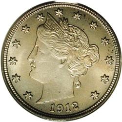 1912-S 5C MS64 PCGS. One of only two mintmarked issues