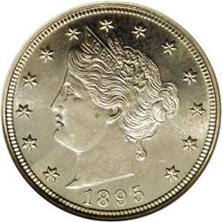 1895 5C PR67 NGC. Deeply reflective with bands of ice-